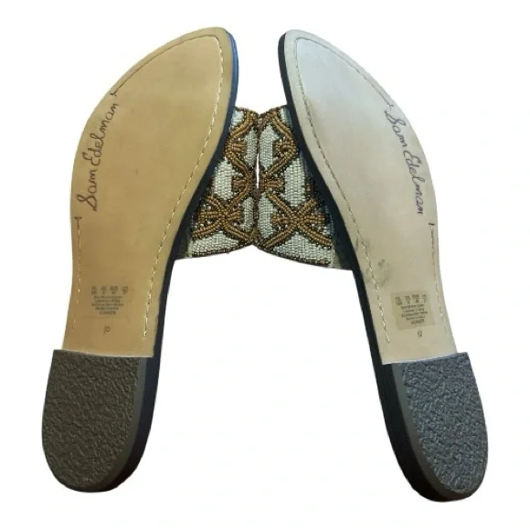 Sam Edelman Tan and Cream Sandals - Picture 2 of 4